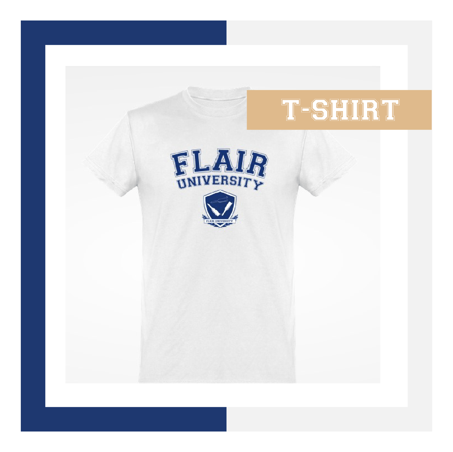 t-shirt flair university